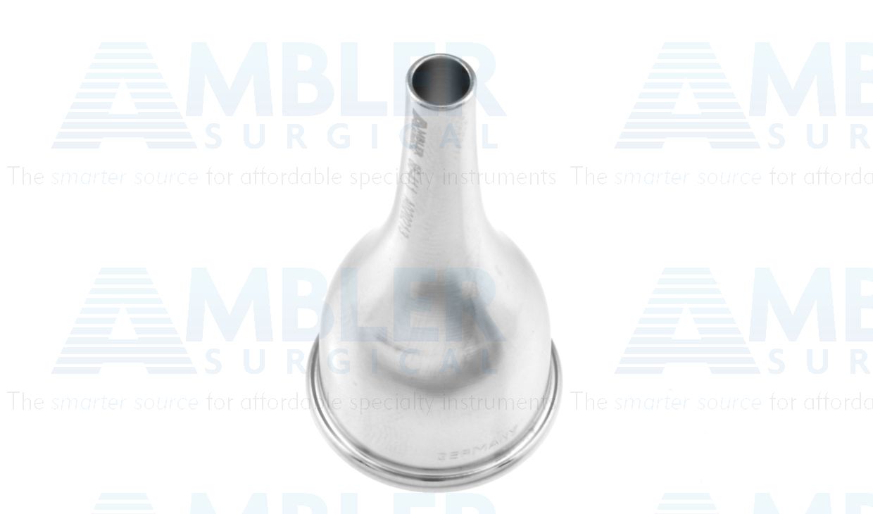 Gruber ear speculum, heavy, round ends, infant, 3.5mm, chrome plated