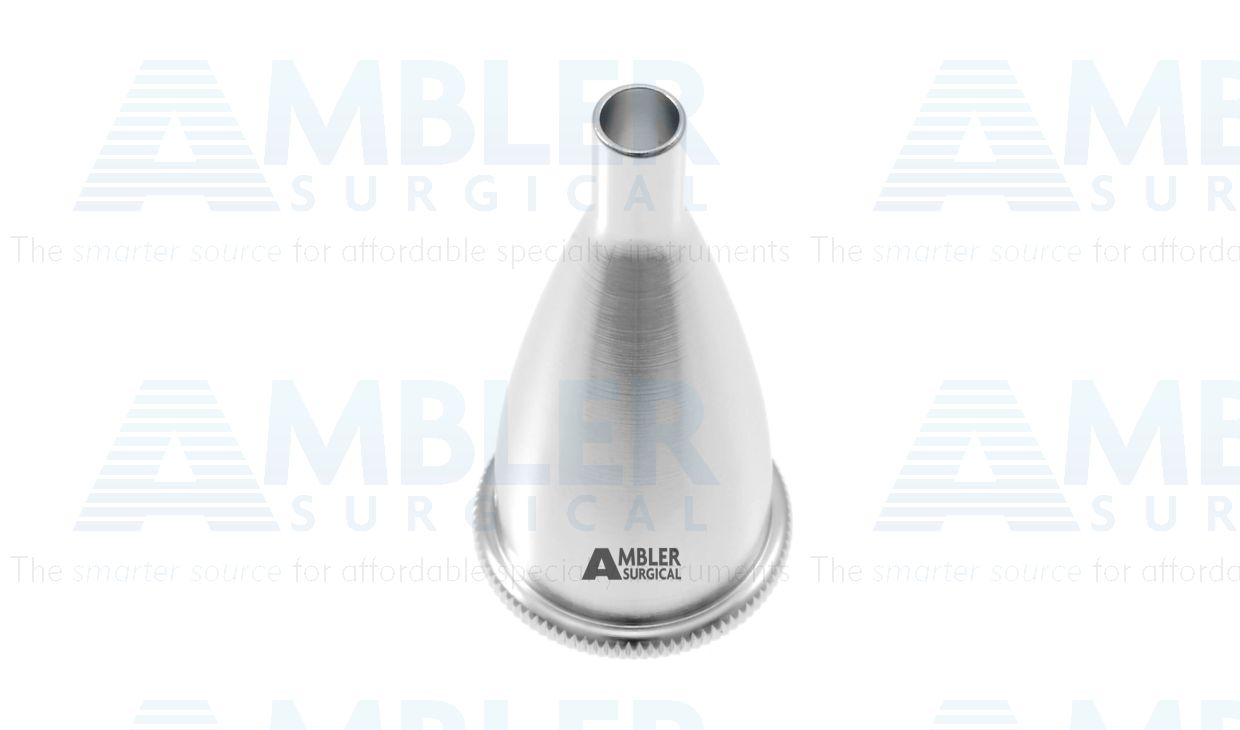 Gruber ear speculum, round ends, size #2, 4.0mm, chrome plated
