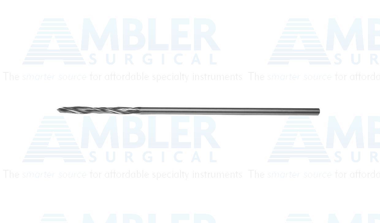 Jacobs chuck drill bit, 2'', 1.0mm diameter, 26.0mm flute length