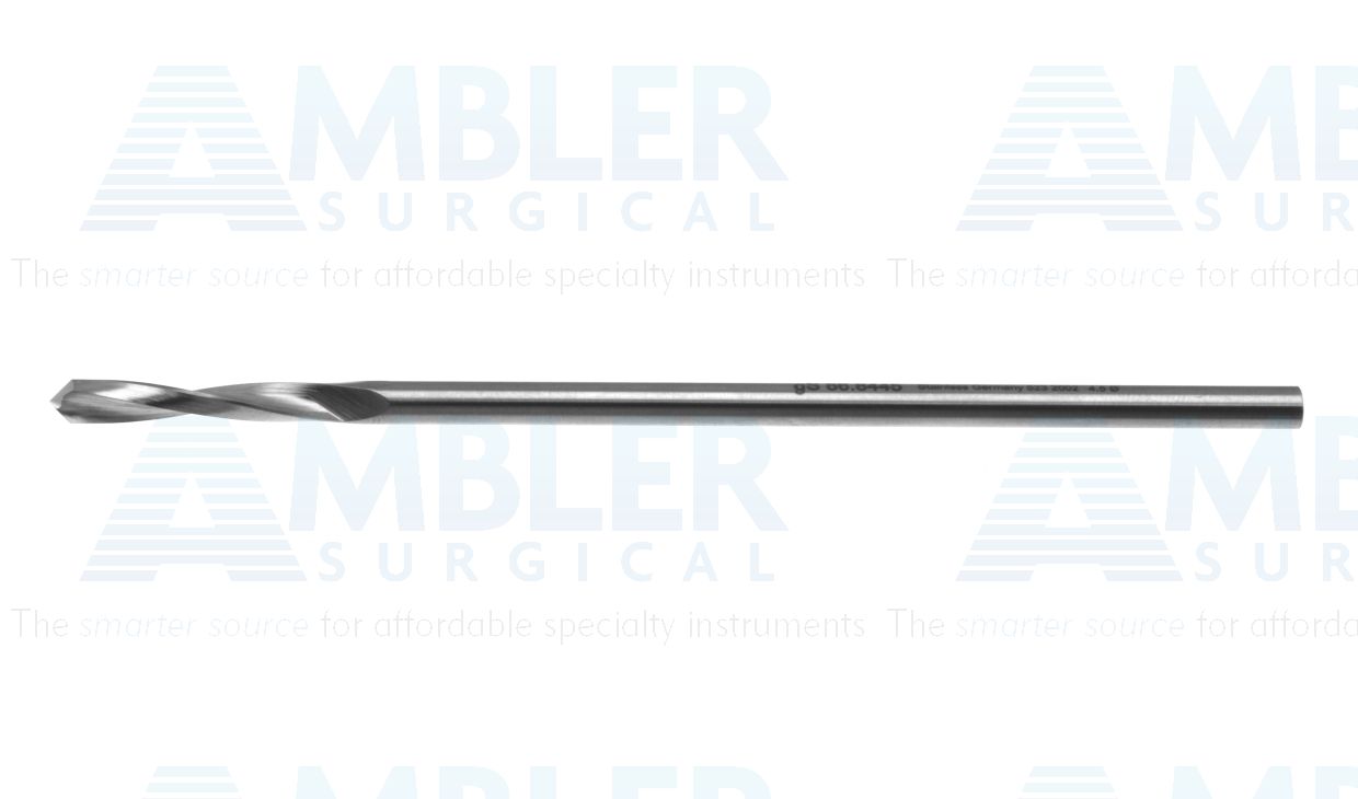 Jacobs chuck drill bit, 5'', 4.5mm diameter, 34.0mm flute length