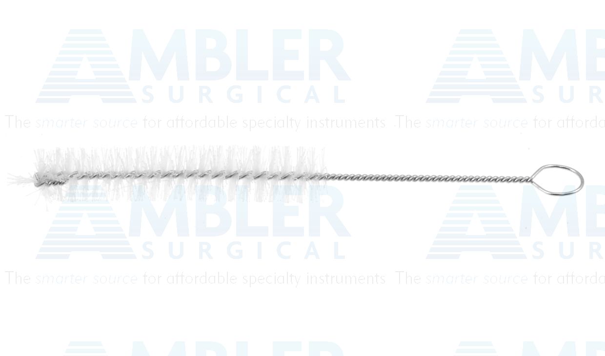 Fan-Tip instrument cleaning brush, 5''length, 16.0mm diameter, 2.5''bristle length, latex-free, pack of 2