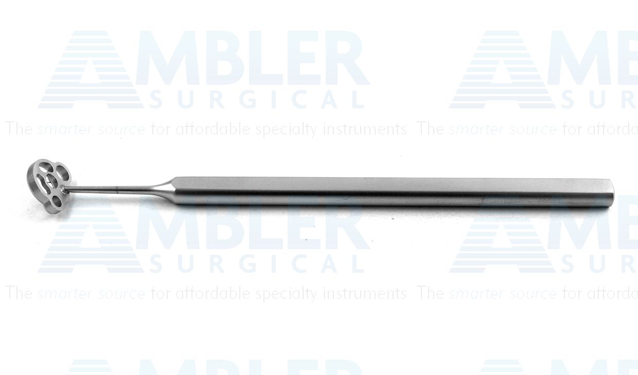 Chayet corneal marker for LASIK, to identify and realign lamellar flap, flat handle