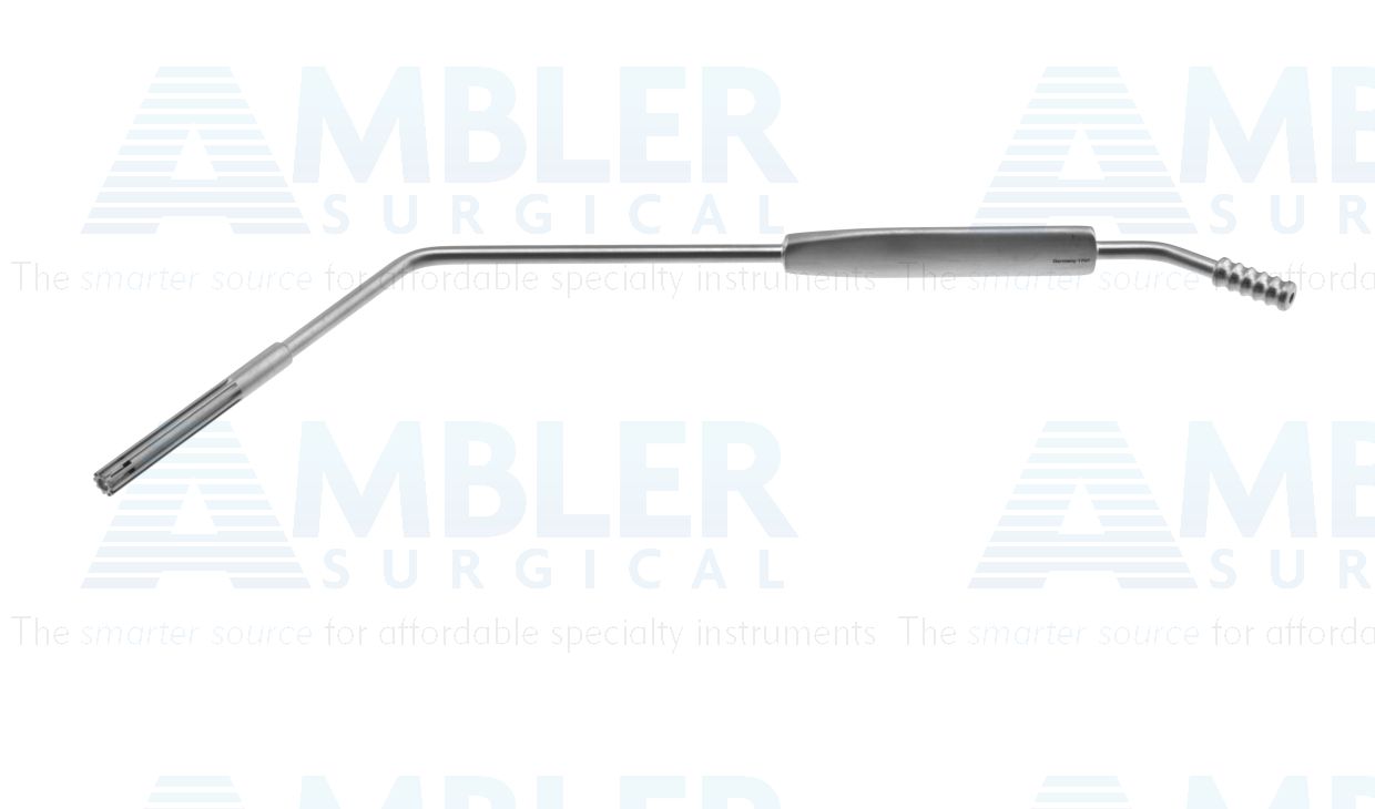 Intra-cardiac suction tube, 11 1/2'', angled 135º, 3 interchangable tips