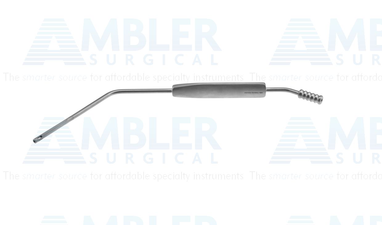 Vascular/Thoracic suction tube, 8 3/4'',angled 65º, detachable tip