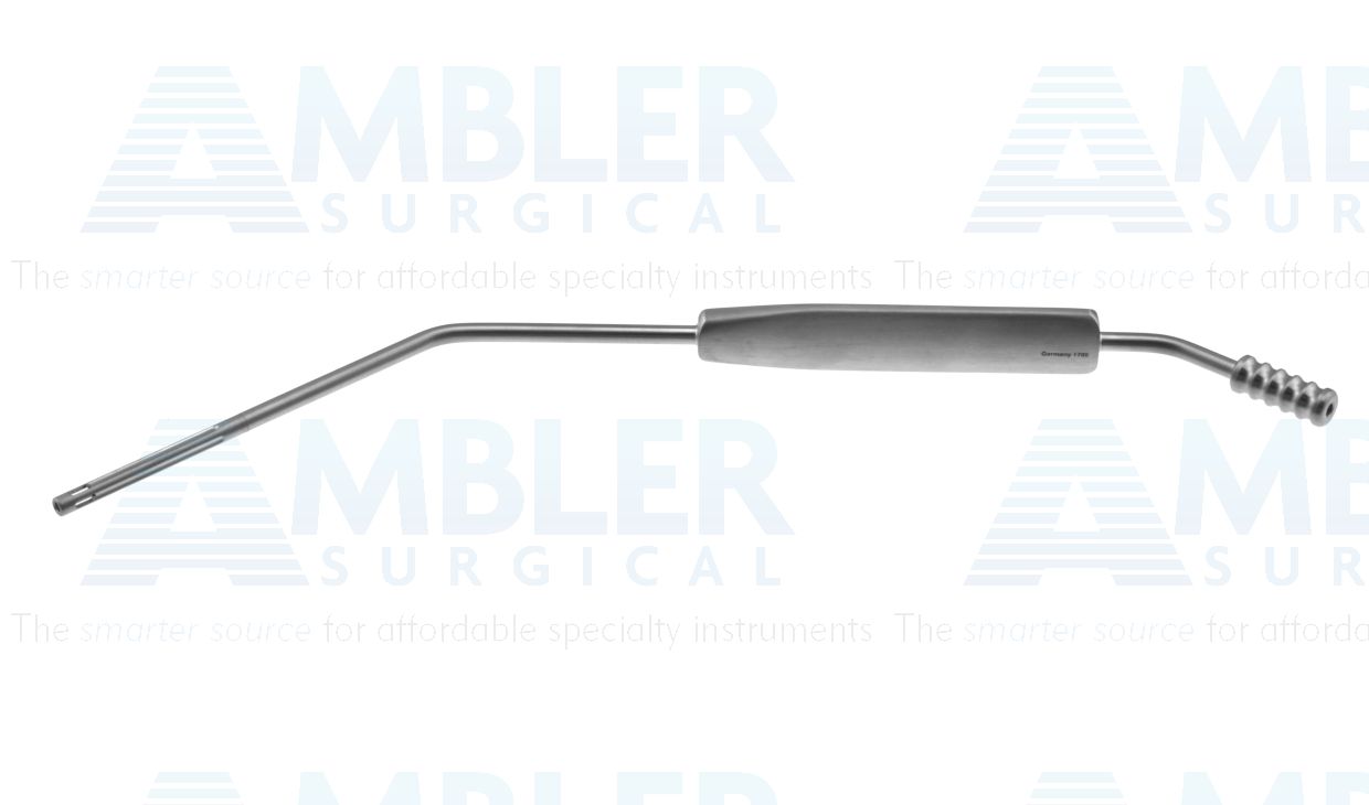 Vascular suction tube, 10'',angled 45º, detachable tip