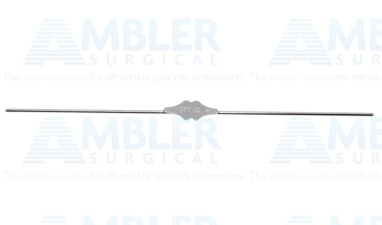 Bowman lacrimal probe, 5 7/8'',double-ended, size #7 and #8 blunt ends, malleable stainless steel