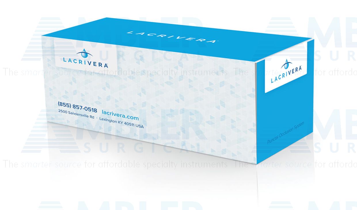 Vera90™ extended temporary synthetic punctal occluders, 0.4mm x 2.0mm, dissolves''60 to 180 days (average 90 days), packaged sterile, 2''serts per pack, 10 packs per box