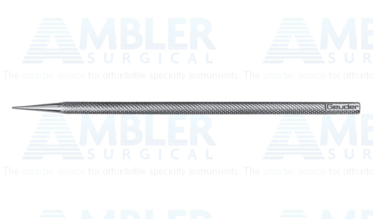 Wilder lacrimal dilator, 3 3/4'', slim, short taper, 0.4mm tip diameter, round handle