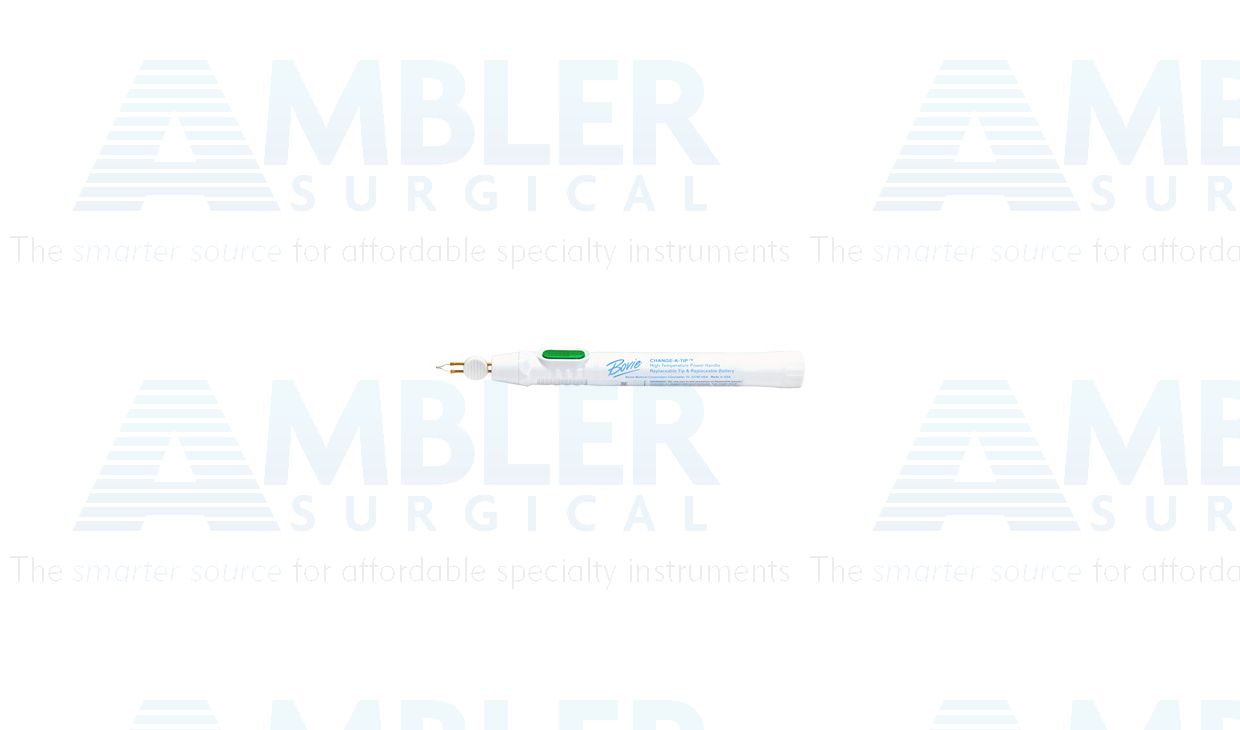Change-A-Tip high-temp cautery handle, includes (1) H101 non-sterile tip and (2)  inAA''batteries