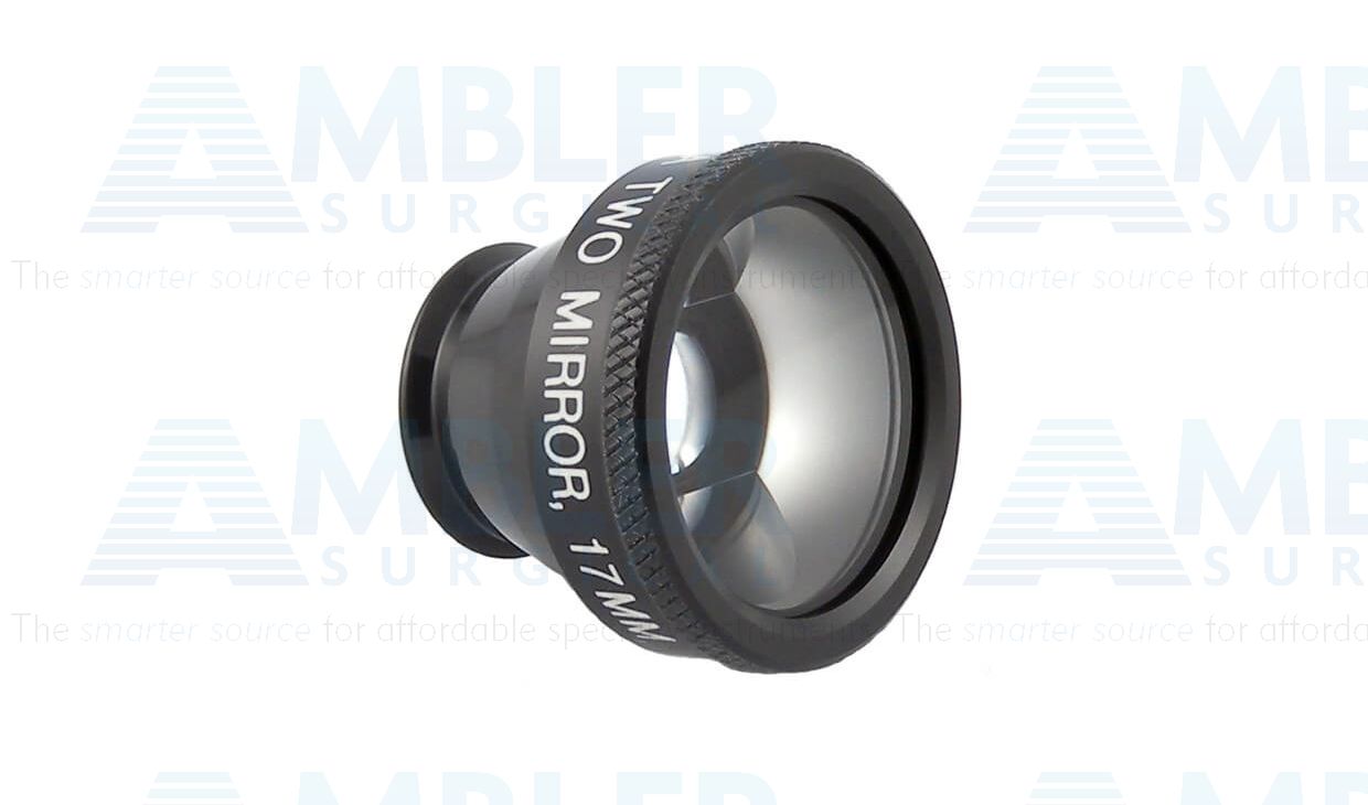Ocular® Two mirror gonio diagnostic lens with flange, 170º static gonio FOV, 0.80x gonio mag., 17.0mm contact diameter, 20.5mm lens height, for viewing the anterior chamber