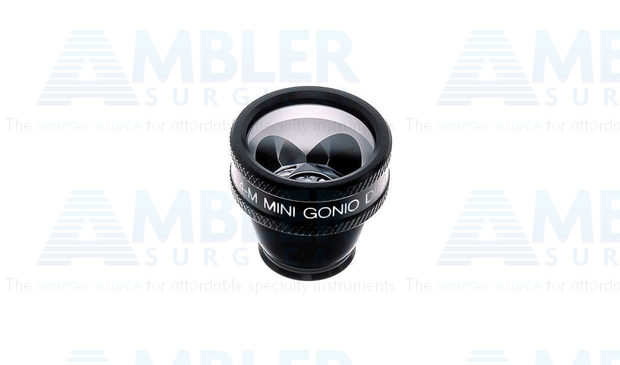 Ocular® Four mirror gonio diagnostic lens, 120º static gonio FOV, 0.94x image mag., 15.0mm contact diameter, 22.5mm lens height, 23.5mm ring diameter, for viewing the anterior chamber angle