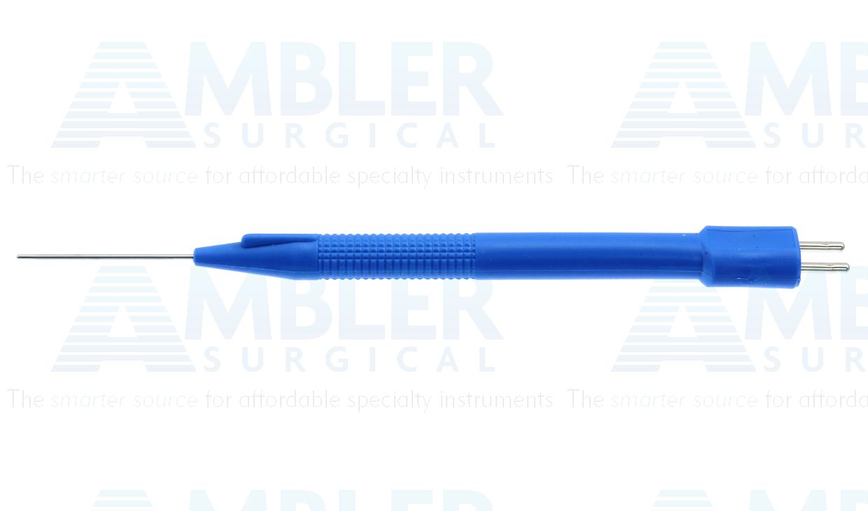 Bipolar pencil, 20 gauge, non-stick, straight tip, reusable