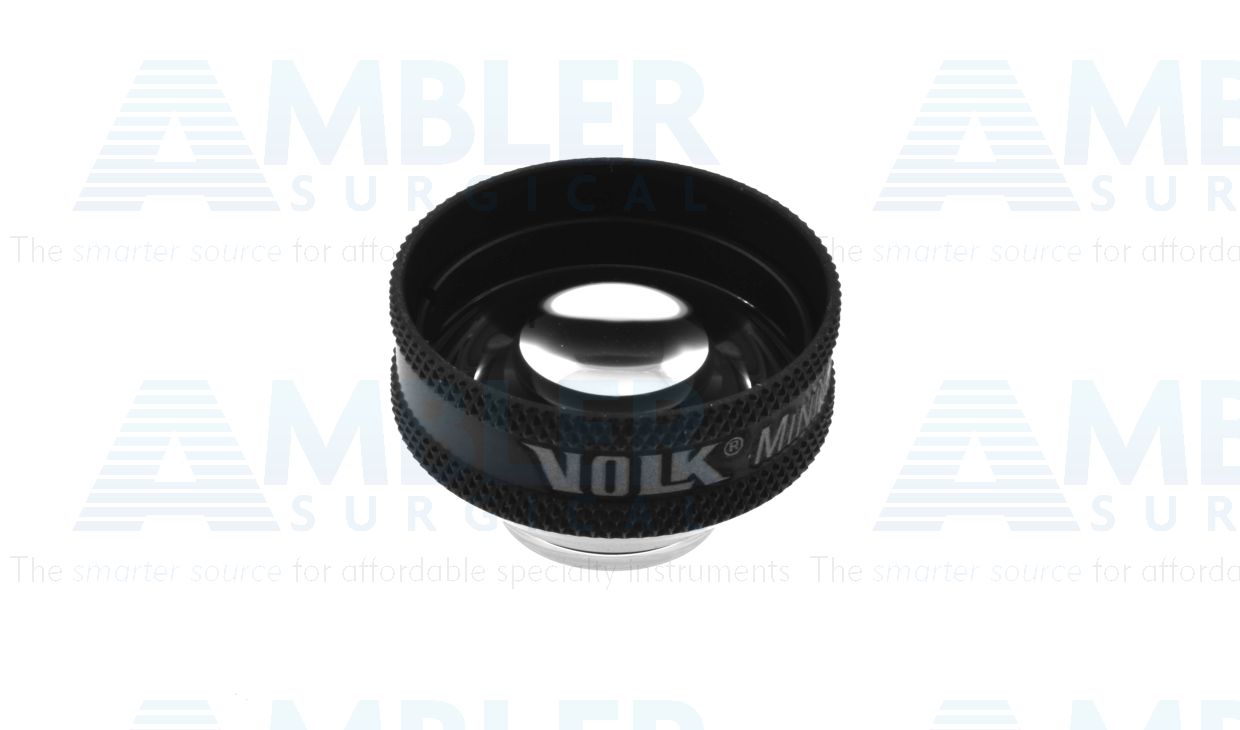 Volk® Mini Quad® XL indirect surgical lens, 112º/134º FOV, 0.39x image mag., standard contact, for indirect viewing and treatment of peripheral retinal disorders, ideal for retinal detachments and giant retinal tears